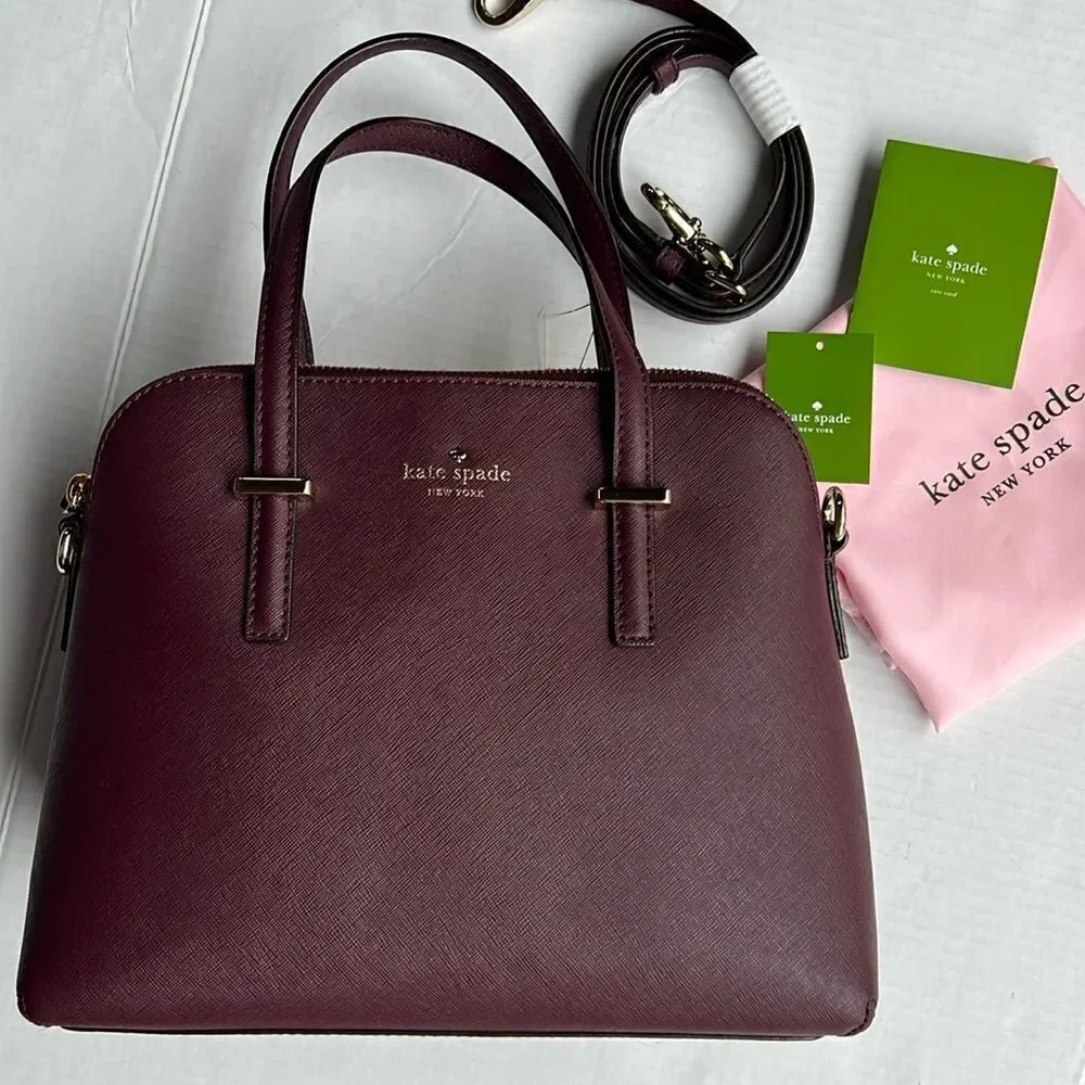 Kate Spade Cedar Street Maise Satchel - Mulled Wine